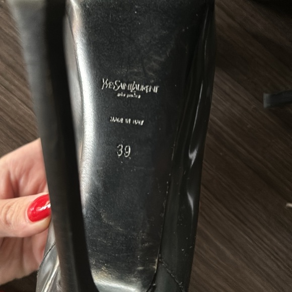 Yves Saint Laurent Tribtoo Platform Moccasin dark grey size 39 - Picture 8 of 12